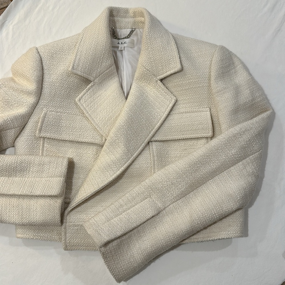 Alc Reeve Jacket In Buttercream Size 4 - image 5